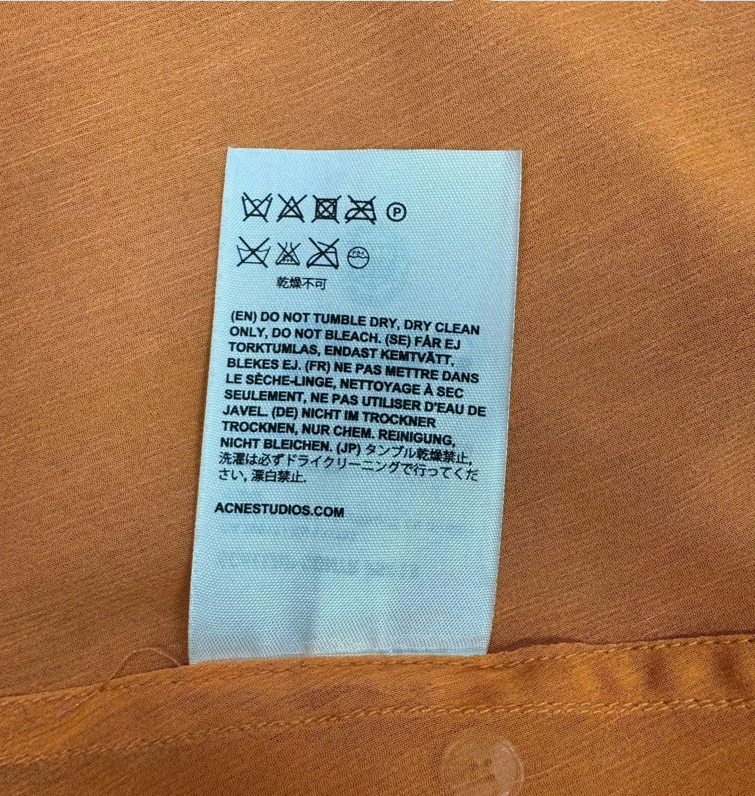 Acne Studios Acne Transparent Blouse Sleeveless size 38 Size S / US 4 / IT 40 - 12 Thumbnail