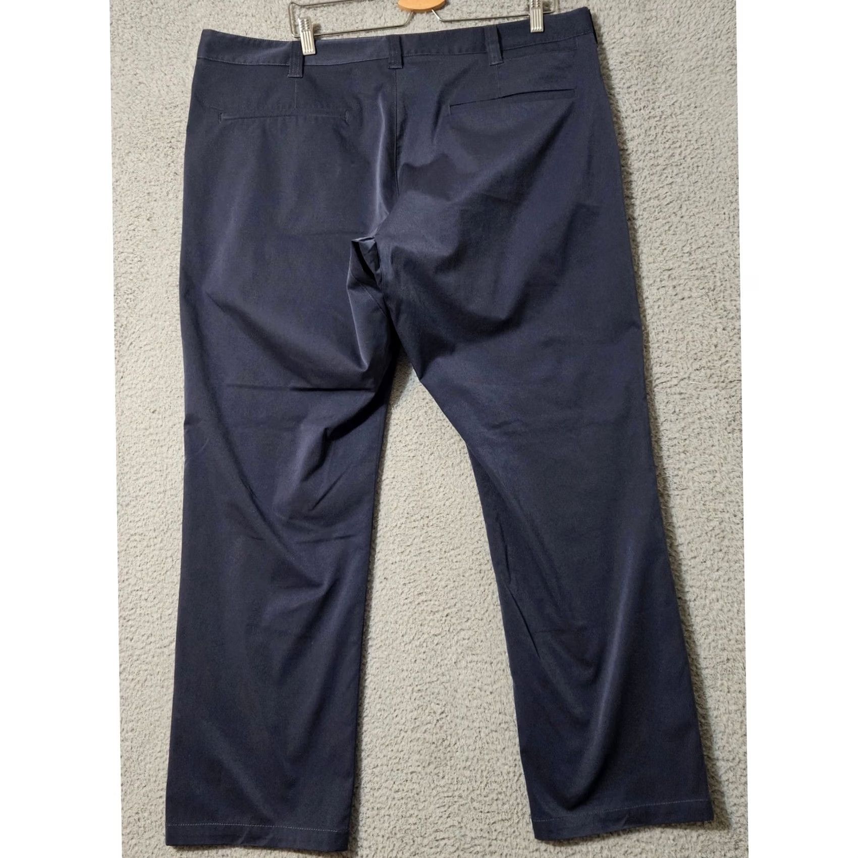 Vintage Bluffworks Chino Pants Mens 40x30 Blue Regular Fit Workwear Made in USA Size US 40 / EU 56 - 2 Thumbnail