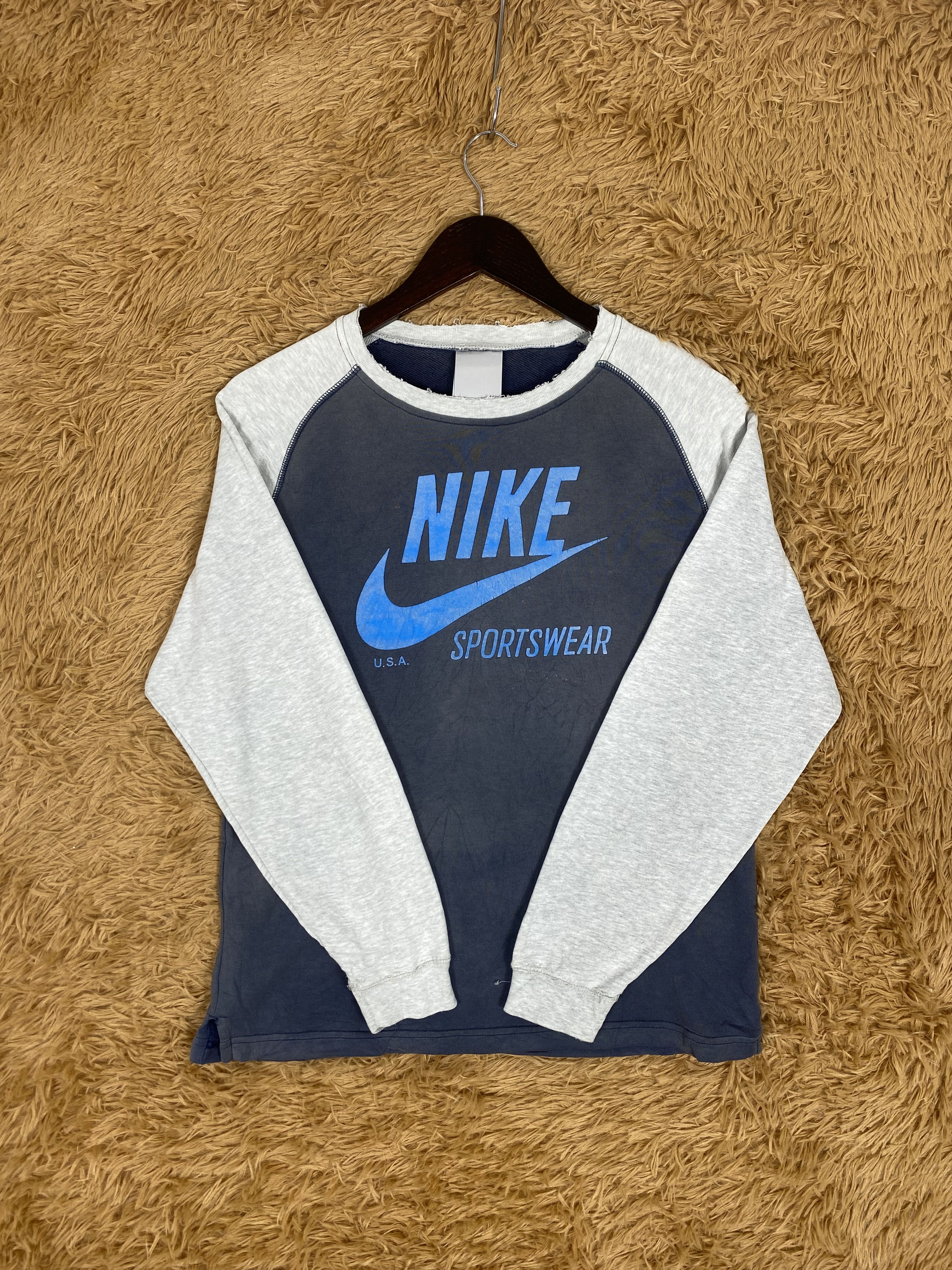 Nike Vintage Nike Big Logo Swoosh Sweatshirts PS0017 Size US S / EU 44-46 / 1 - 3 Thumbnail