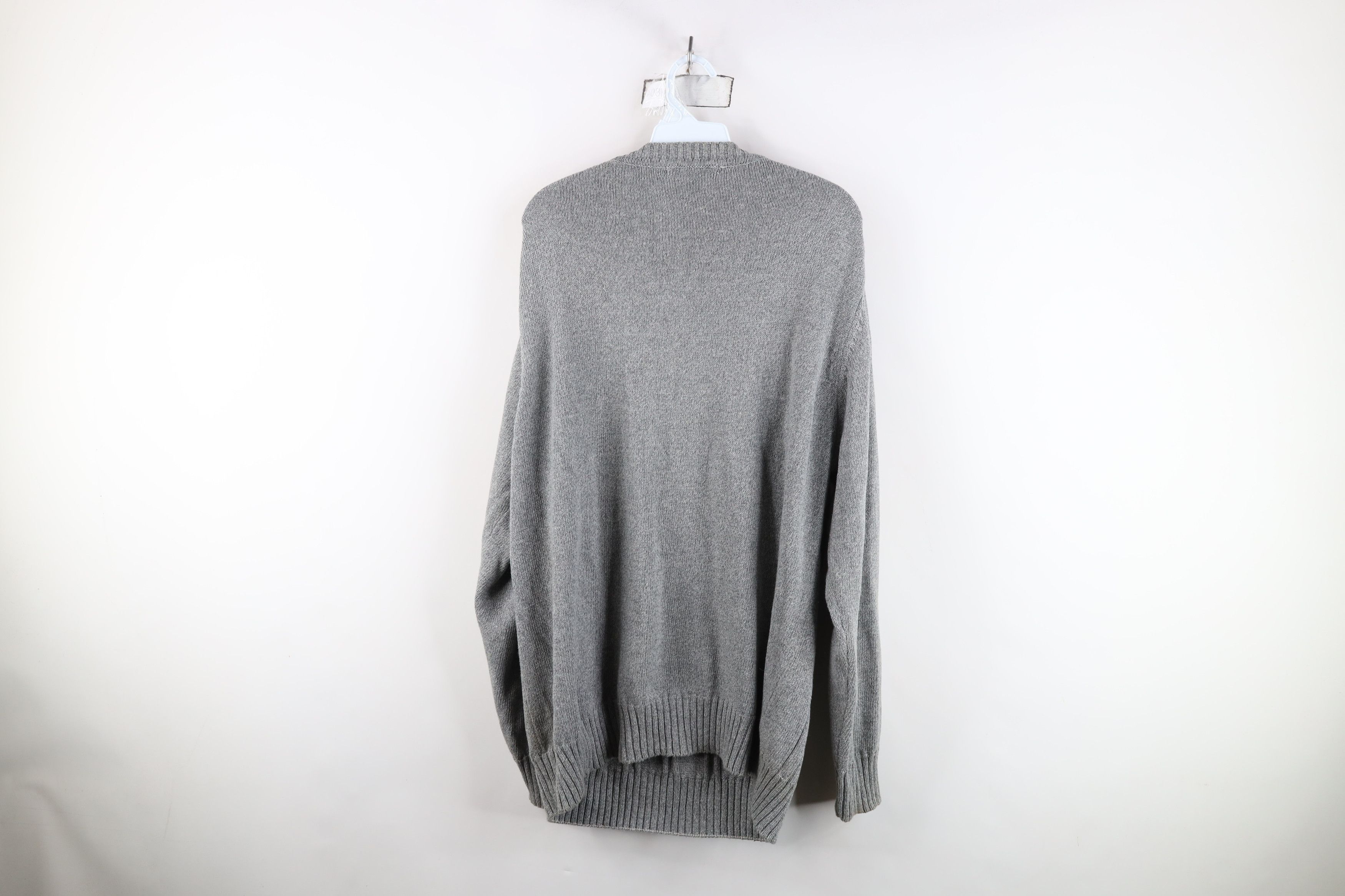 Vintage Vintage 90s Streetwear Block Cotton Ribbed Knit Sweater Size US XL / EU 56 / 4 - 10 Thumbnail