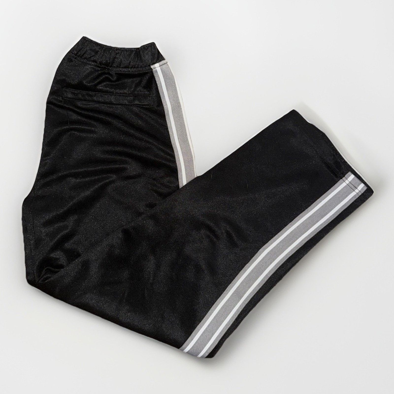 Urban Outfitters Urban Outfitters Black Striped Track Pants M 34x30 Pleated Size US 34 / EU 50 - 1 Thumbnail