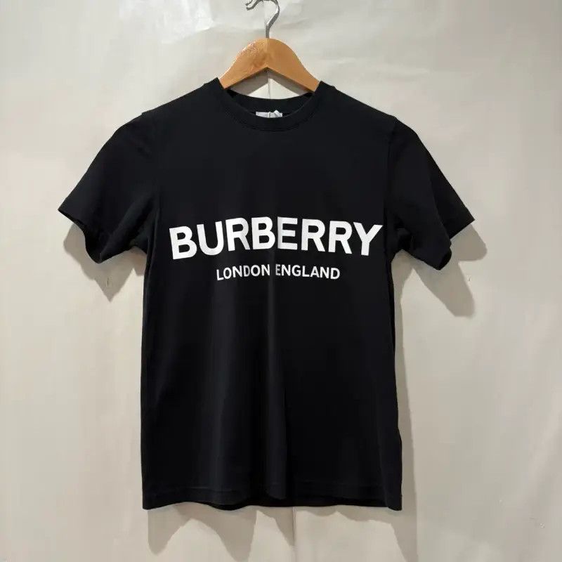 Burberry Burberry Black Cotton Graphic Summer T-Shirt Size XS / US 0-2 / IT 36-38 - 1 Thumbnail