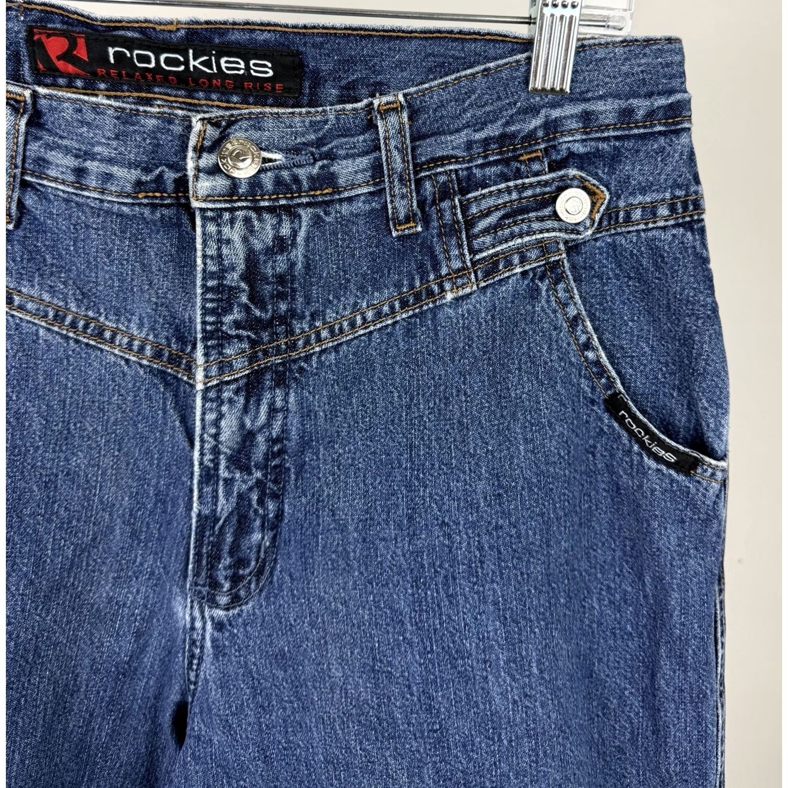 Vintage VINTAGE Rockies Jeans Womens 31x29 ACTUAL Relaxed High Rise 90s Cowboy Western Denim Jeans Women Size 24" / US 00 / IT 34 - 4 Thumbnail
