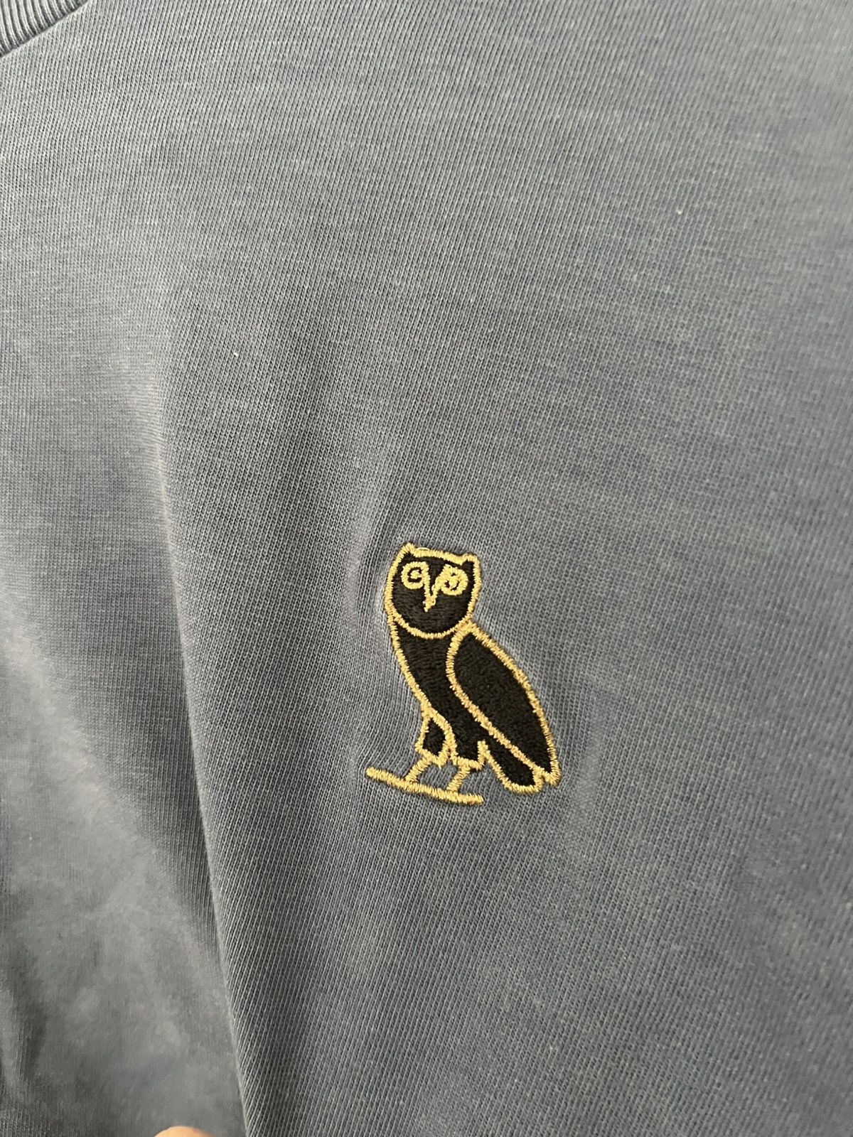 October's Very Own Ovo blue long sleeve shirt Size US L / EU 52-54 / 3 - 2 Thumbnail