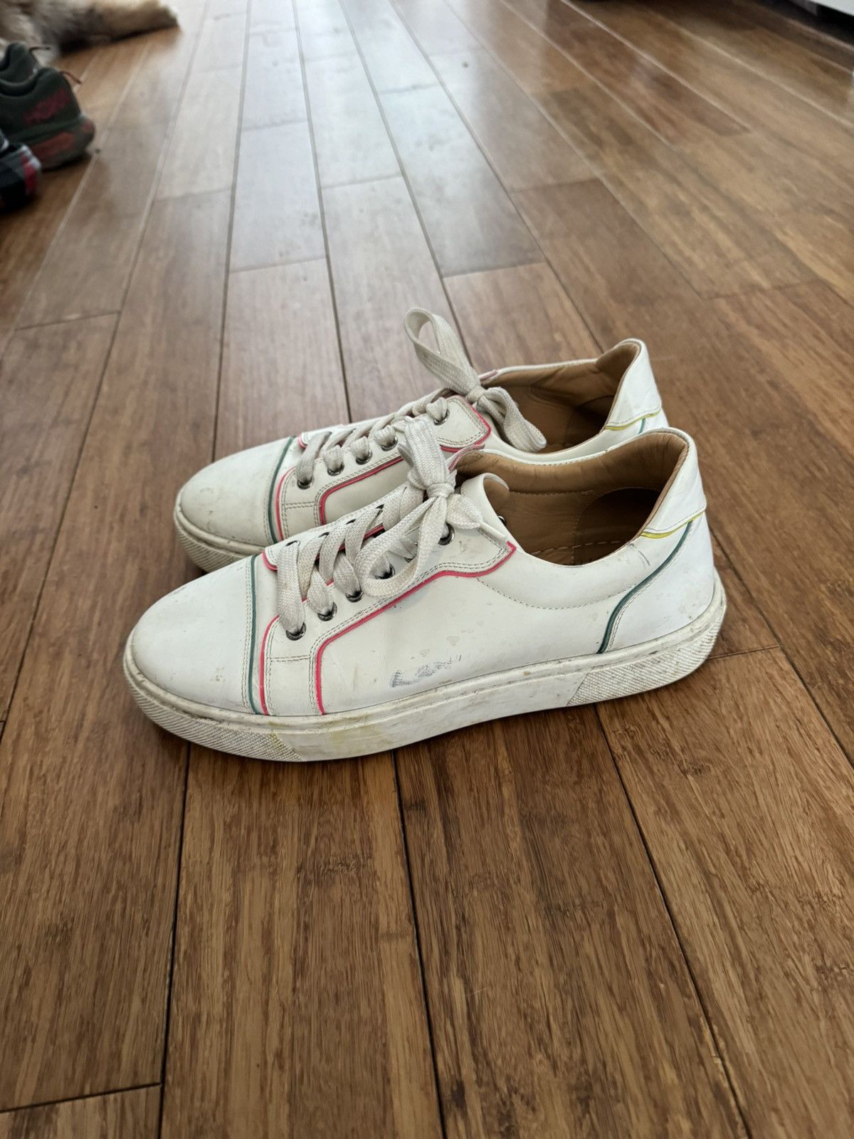 Christian Louboutin Christian Louboutin Women White Sneakers Size US 10 / IT 40 - 4 Thumbnail