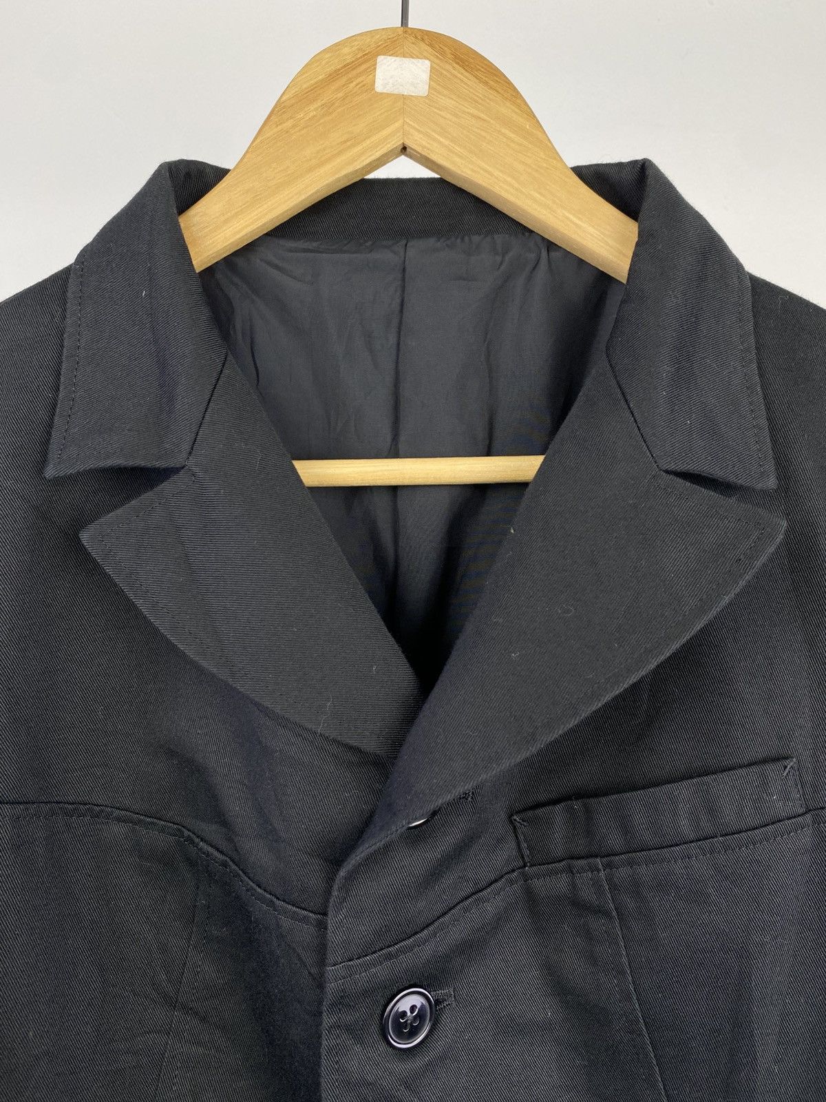 Yohji Yamamoto 2000’s Y's Yohji Yamamoto Asymmetric Blazer Coat Size L / US 10 / IT 46 - 3 Thumbnail