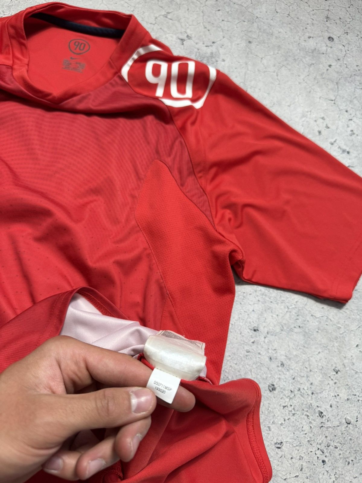 Nike Nike Total 90 Vintage T-Shirt TN Drill Swoosh Y2K Size US S / EU 44-46 / 1 - 8 Thumbnail