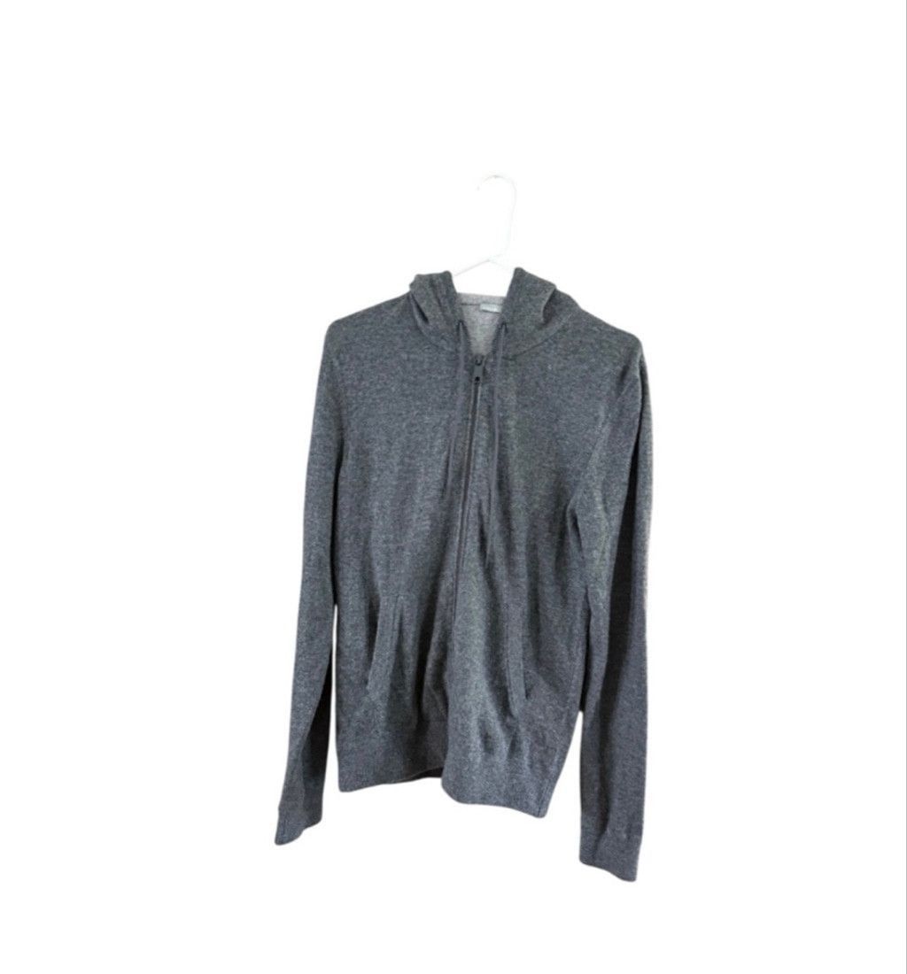 Vince Women's Vince. Gray Cashmere Full-Zip Hoodie S Size S / US 4 / IT 40 - 11 Thumbnail