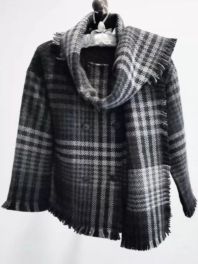 Loro Piana LORO PIANA Double-faced cashmere coat with large shawl sca Size M / US 6-8 / IT 42-44 - 1 Thumbnail