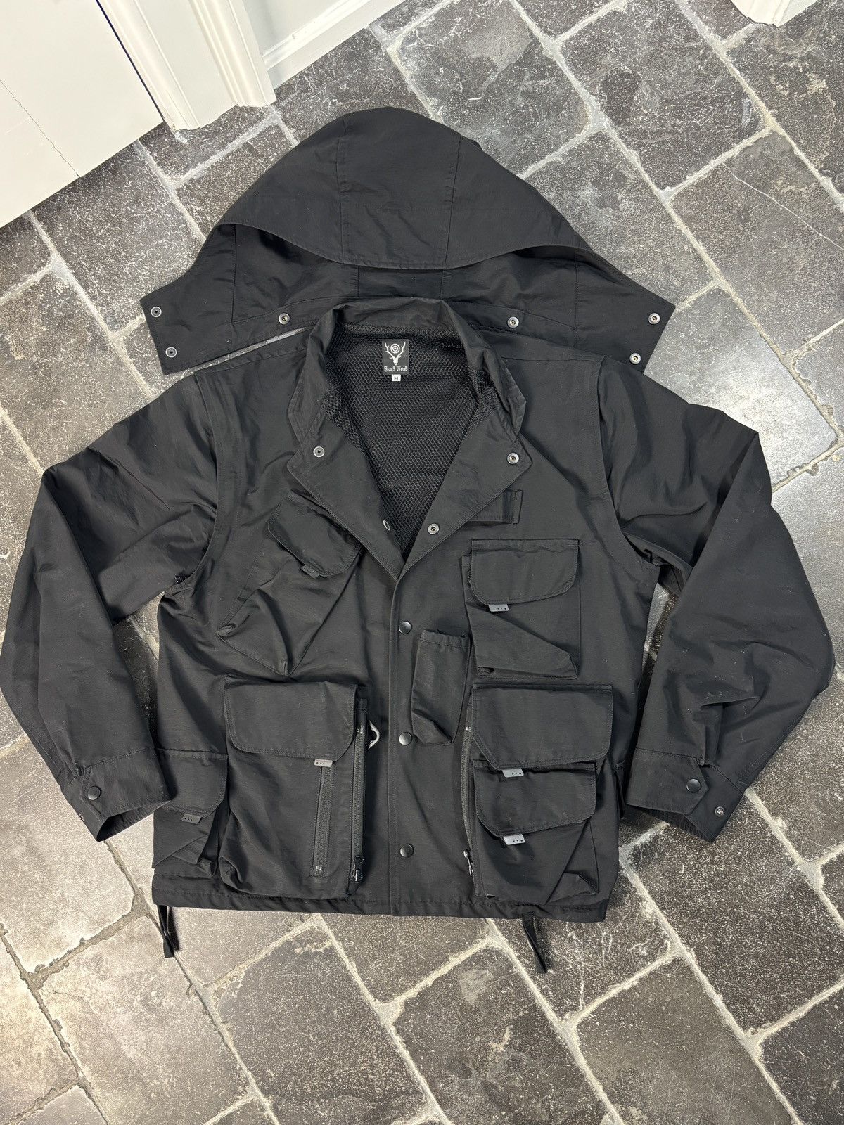 South2 West8 South2West8 Jacket Cargo Multi Pocket Utility Modular Hood Size US M / EU 48-50 / 2 - 1 Thumbnail