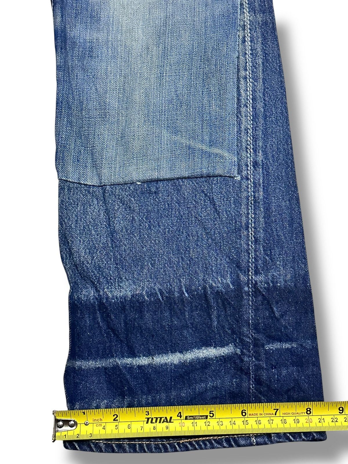 Edwin Edwin Vintage Patches Knee Wideleg Style Faded Wash Size US 30 / EU 46 - 15 Thumbnail