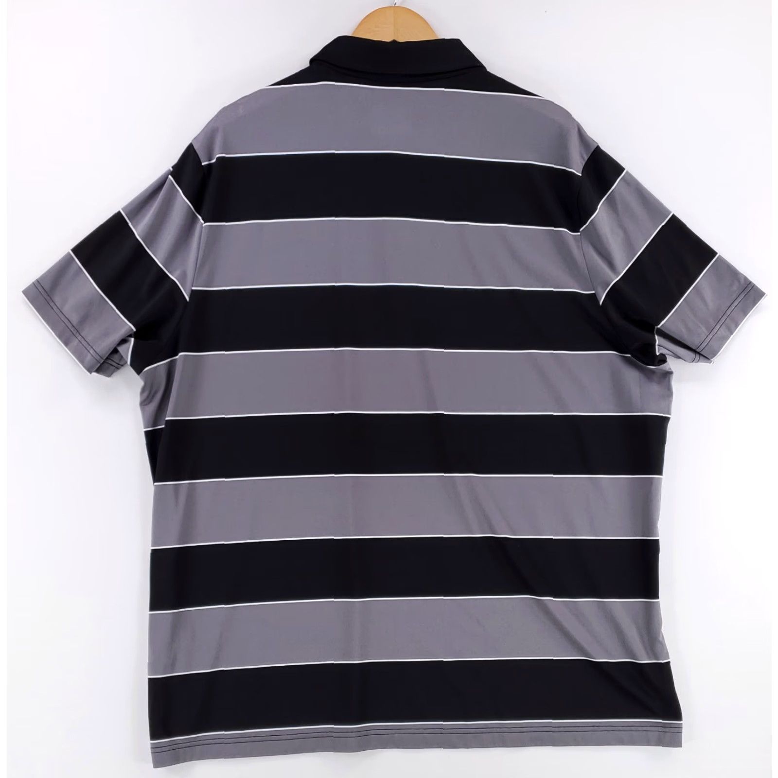 Lacoste Lacoste Sport Polo Shirt Short Sleeve Striped Mens 4XL Black White Multicolor FR9 Size US XXL / EU 58 / 5 - 4 Thumbnail