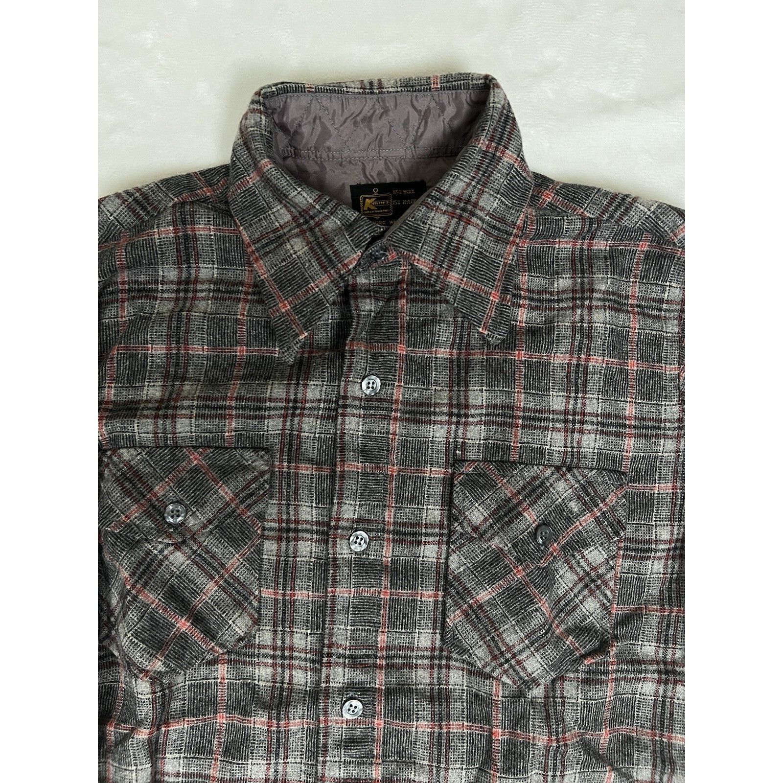 Other Vintage K-Mart Flannel Long Sleeve Button Up Plaid Size Medi Size US M / EU 48-50 / 2 - 2 Thumbnail