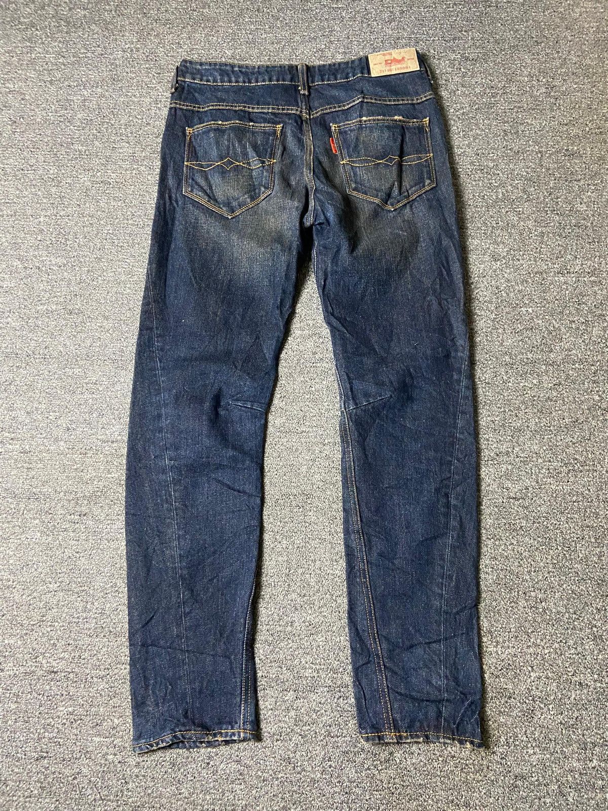 Japanese Brand Ungrid Fashion Distressed Knee Ripped Jeans (158) Size 30" / US 8 / IT 44 - 3 Thumbnail