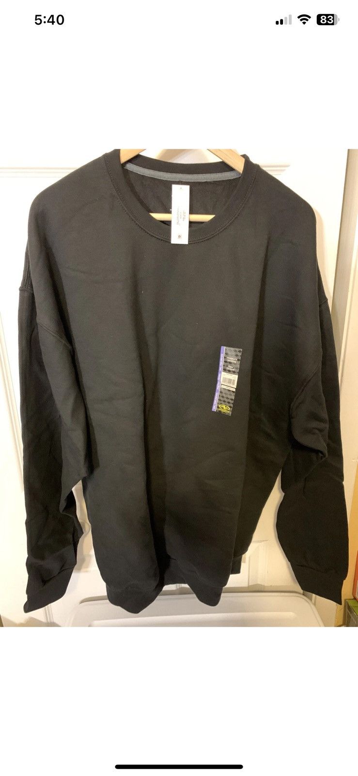 Athletic Works Athletic works mens sz 2XL black sweatshirt pullover Size US XXL / EU 58 / 5 - 2 Thumbnail