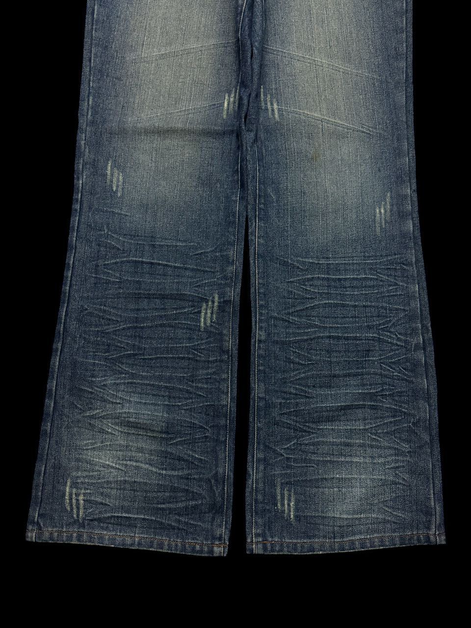 Vintage BAGGY FLARE 90s Style Japanese Ware Rusty Mudwash Clawmark Size US 30 / EU 46 - 8 Thumbnail