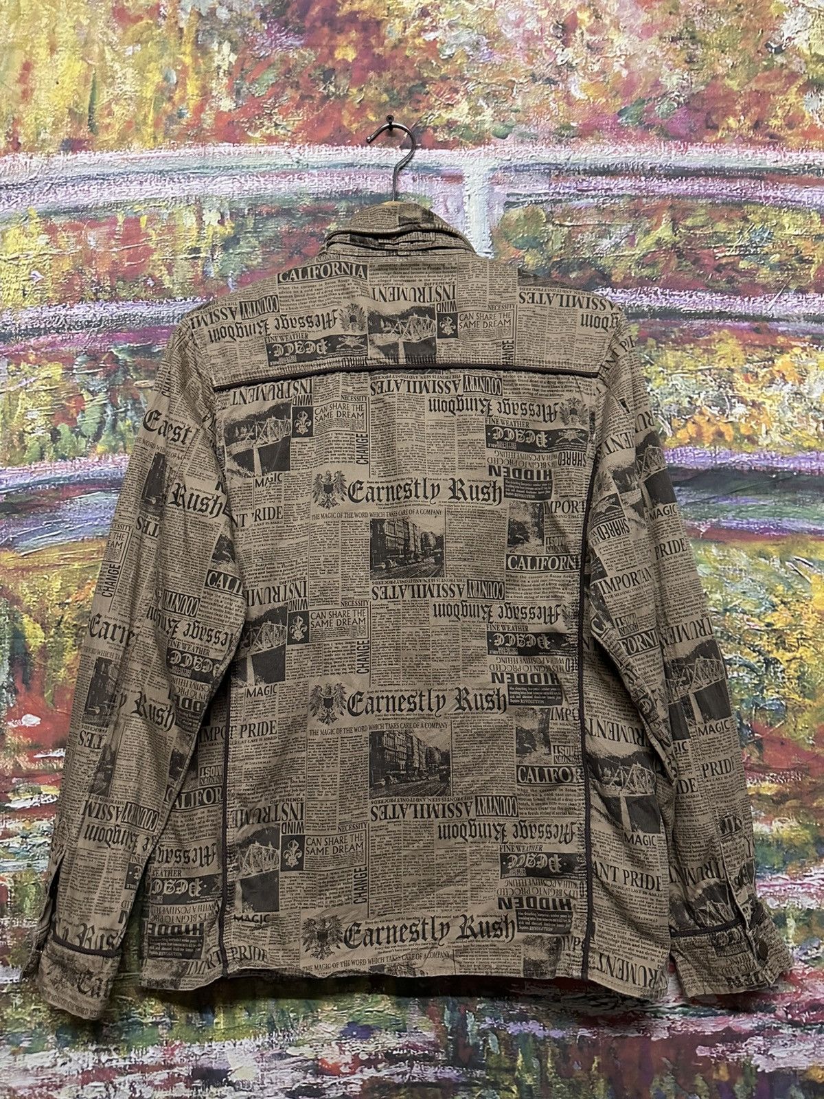 Japanese Brand Vintage Doublefocus full print jacket Size US M / EU 48-50 / 2 - 2 Thumbnail