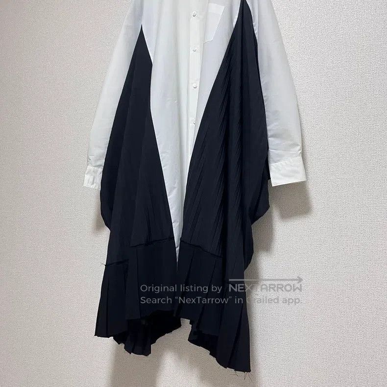 Junya Watanabe Junya Watanabe Patchwork Long Shirt Jacket Size XS / US 0-2 / IT 36-38 - 2 Thumbnail