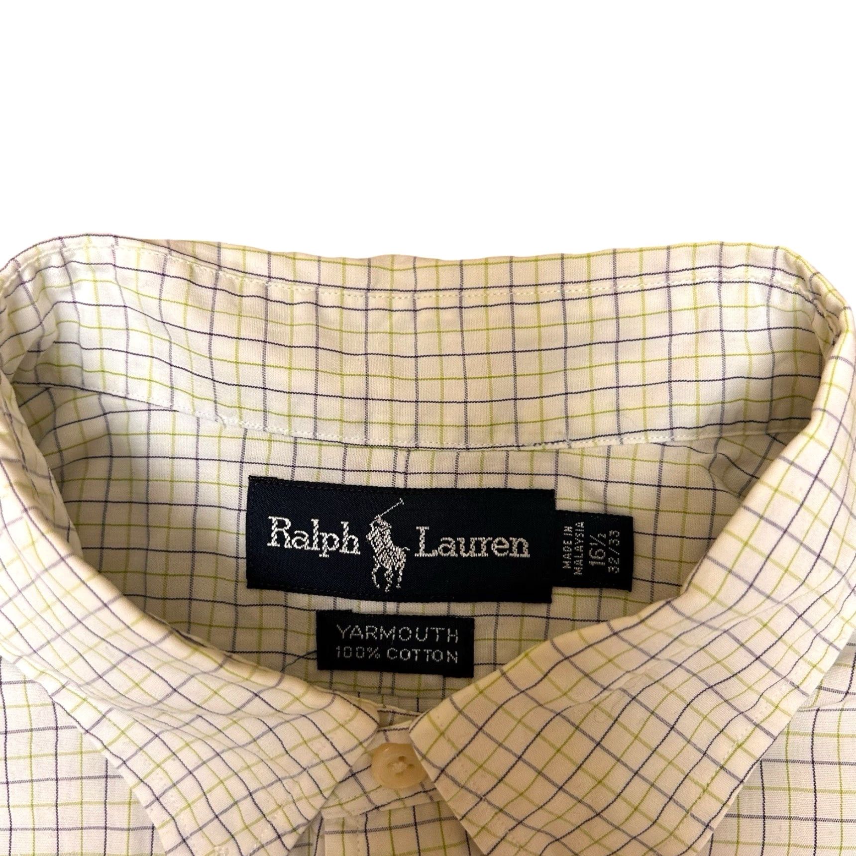 Ralph Lauren Ralph Lauren Yarmouth Mens Button-Up Shirt 16.5 32/33 Purple Plaid Cotton Oxford Multicolor Size US XL / EU 56 / 4 - 3 Thumbnail