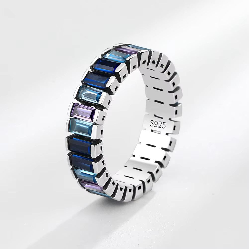 Jewelry Colorful Shiny CZ Zircon Star Retro Ring Size ONE SIZE - 4 Thumbnail