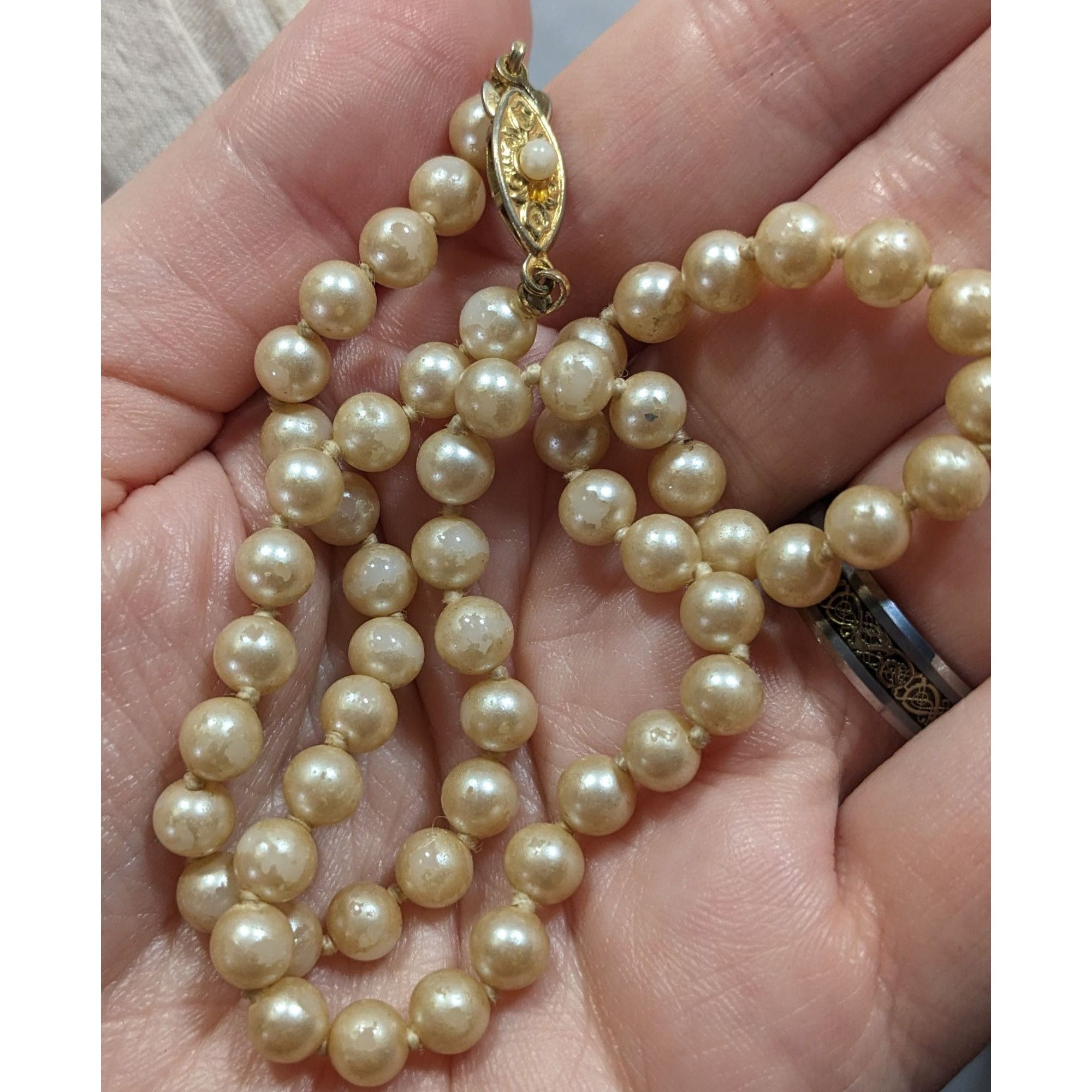 Other Vintage Japanese Faux Pearl Beaded Necklace Size ONE SIZE - 7 Thumbnail