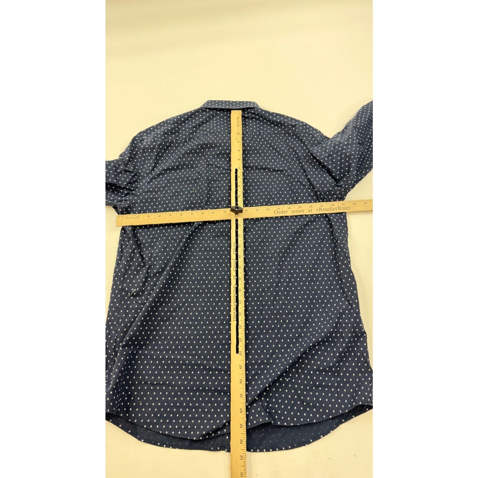 Banana Republic Banana Republic Shirt Mens Large Blue Non-Iron Dress Shirt Size US L / EU 52-54 / 3 - 6 Thumbnail