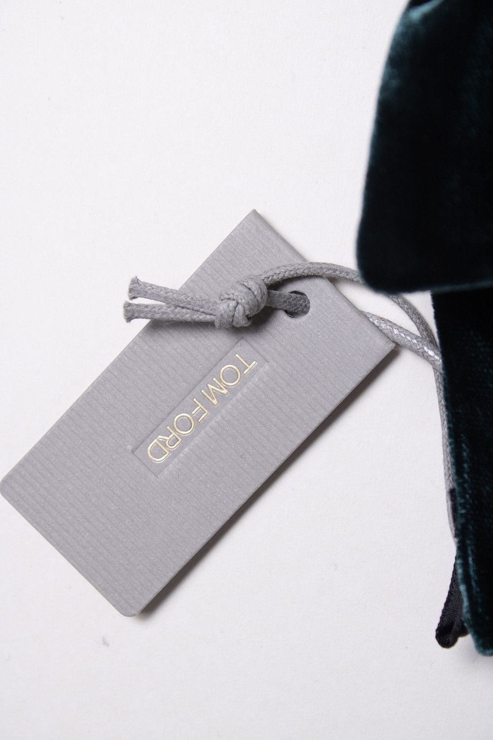 Tom Ford Tom Ford, green velvet bow tie Size ONE SIZE - 3 Thumbnail