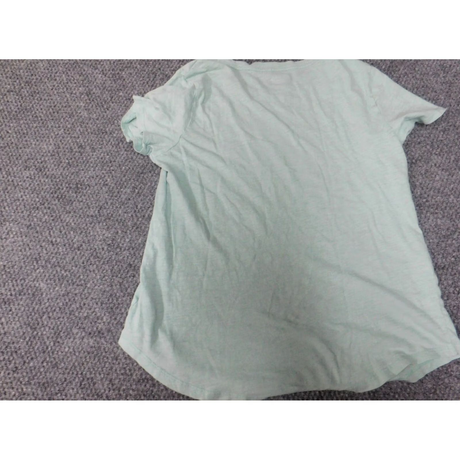 Old Navy Old Navy Womens Shirt S Green Crew Neck Short Sleeve Logo Basic T-Shirt Casual Cotton 100% Vintage No Size S / US 4 / IT 40 - 7 Thumbnail