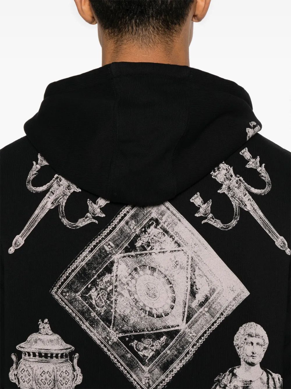 Givenchy o1h1sh10525 Boxy Fit Hoodie in Black Size US XXL / EU 58 / 5 - 4 Thumbnail