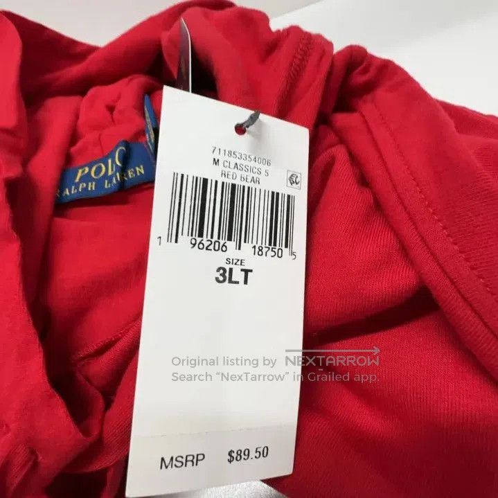 Polo Ralph Lauren Polo Ralph Lauren Bear Print Hooded Long. Size US XXL / EU 58 / 5 - 4 Thumbnail