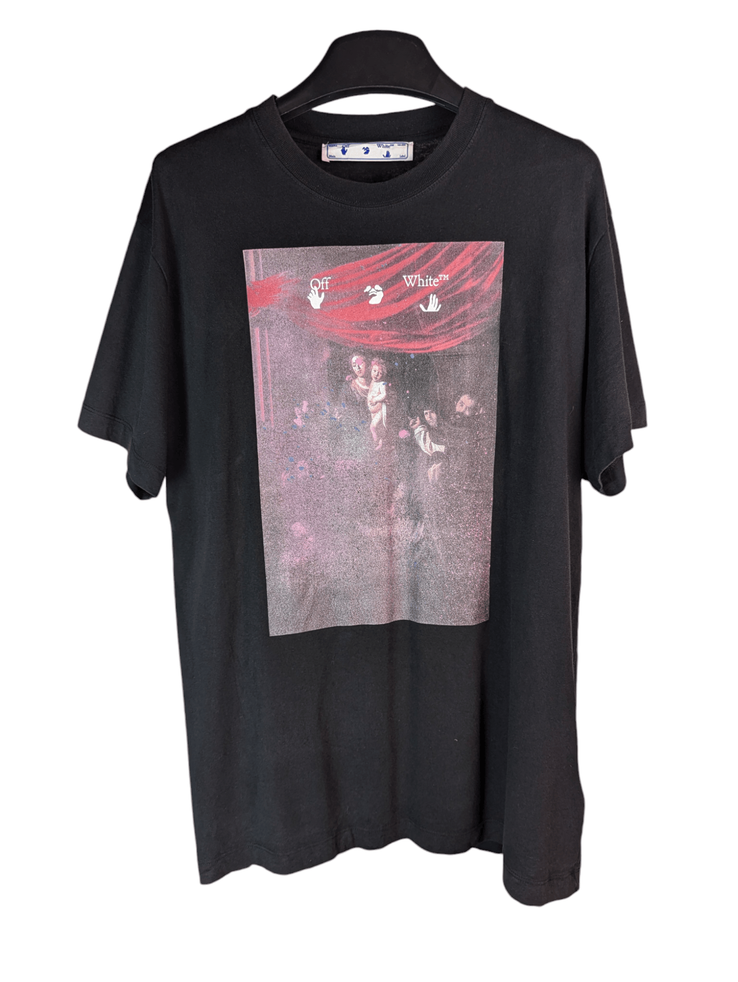 Off White Off White Caravaggio T Black Xs Oversized Grailed