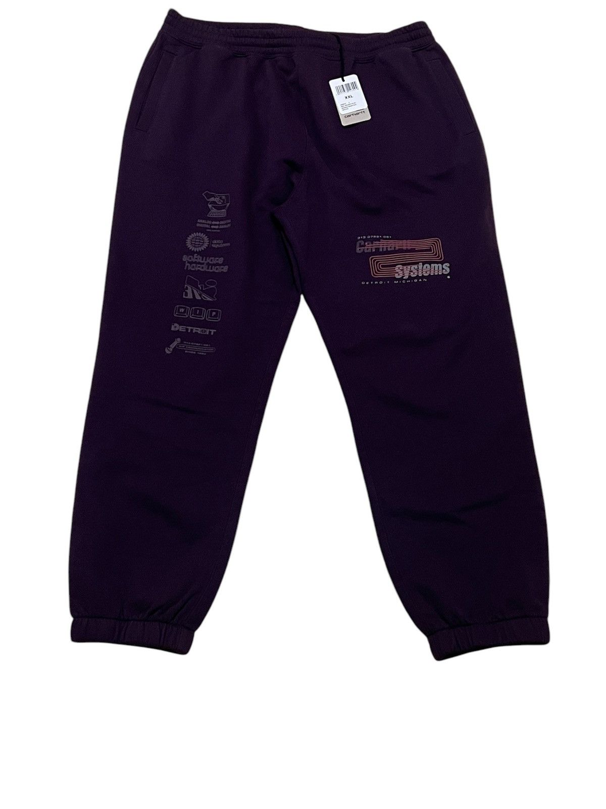 Carhartt × Carhartt Wip carhartt wip systems purple graphic sweatpants Size US 38 / EU 54 - 1 Thumbnail