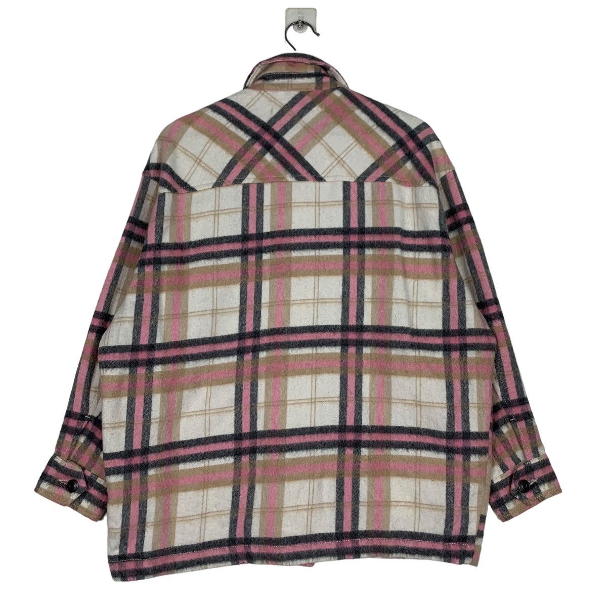 Zara ZARA CHECKED PLAID TARTAN PINK FLANNEL #0330-C15 Size XS / US 0-2 / IT 36-38 - 8 Thumbnail