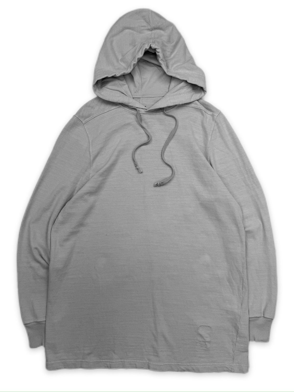 Rick Owens Grey Light Weight Oversized Hoodie