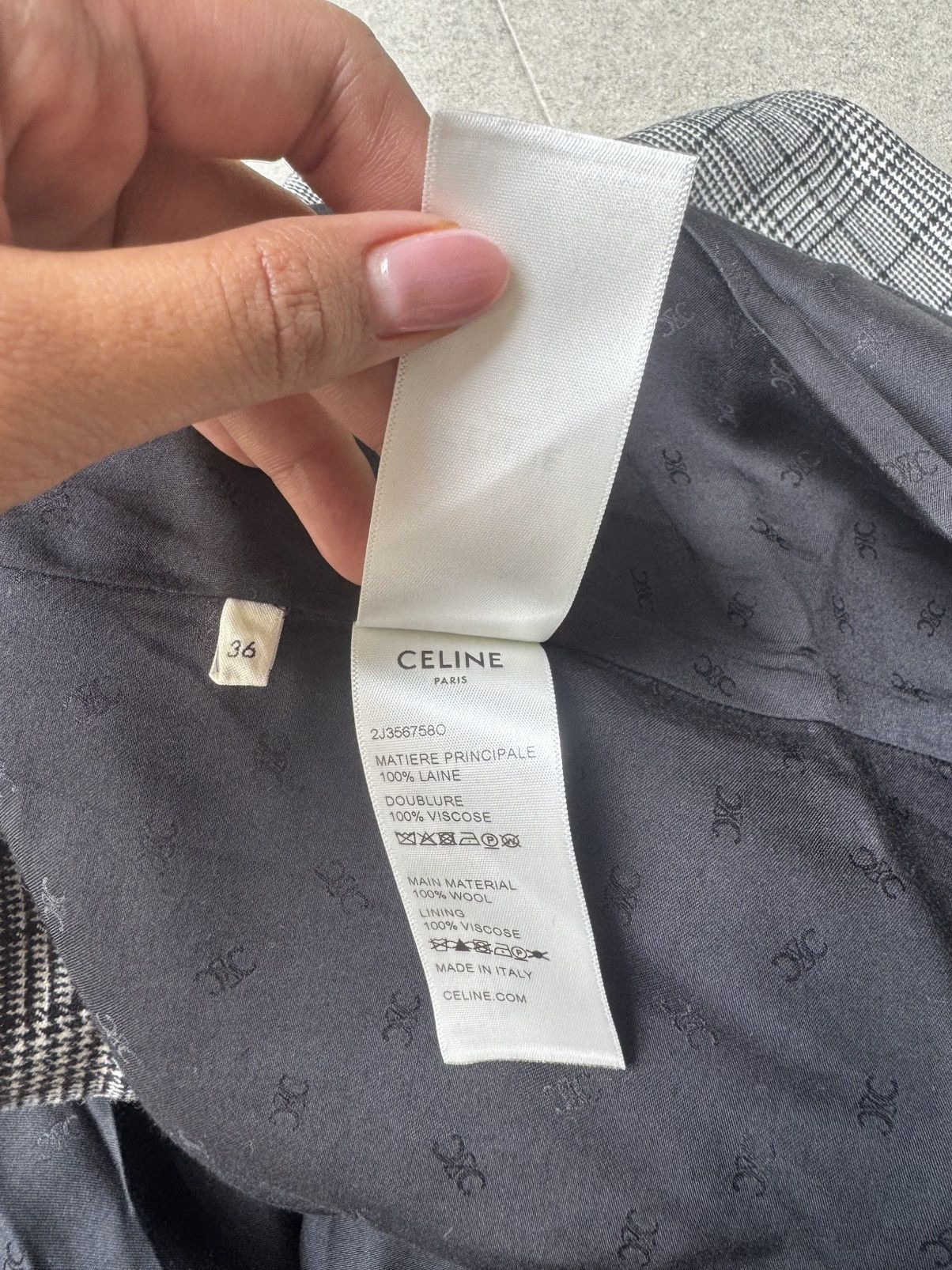 Celine Celine Mid Length Skirt size 36 Size 28" / US 6 / IT 42 - 6 Thumbnail