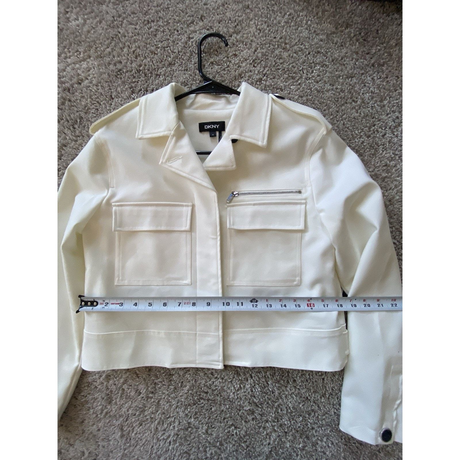 Donna Karan Donna Karan NY short lined white jacket Size XS / US 0-2 / IT 36-38 - 8 Thumbnail