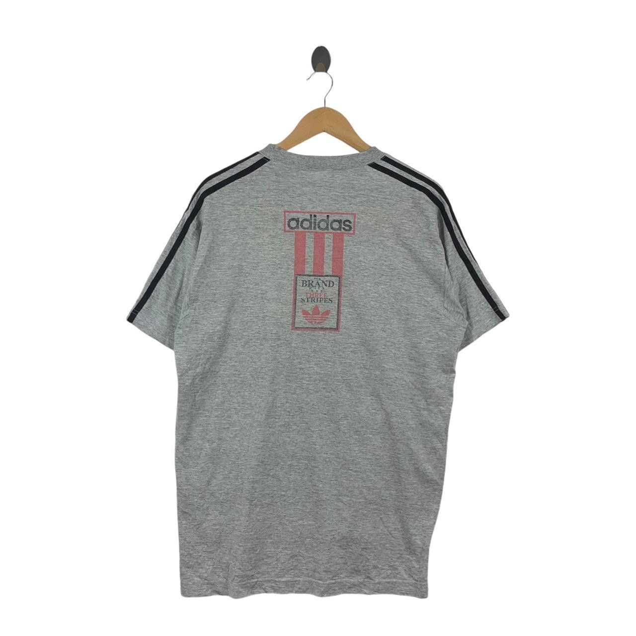 Adidas Vintage 90’ ADIDAS ORIGINALS 3 Stripes Logo Tee Shirt Top Size US L / EU 52-54 / 3 - 1 Thumbnail