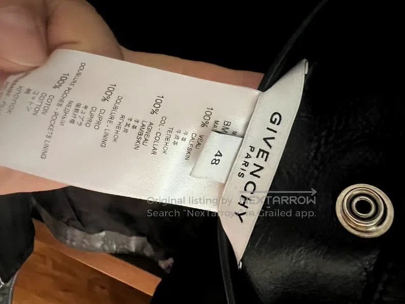 Givenchy Givenchy Calfskin biker leather jacket Size US M / EU 48-50 / 2 - 6 Thumbnail