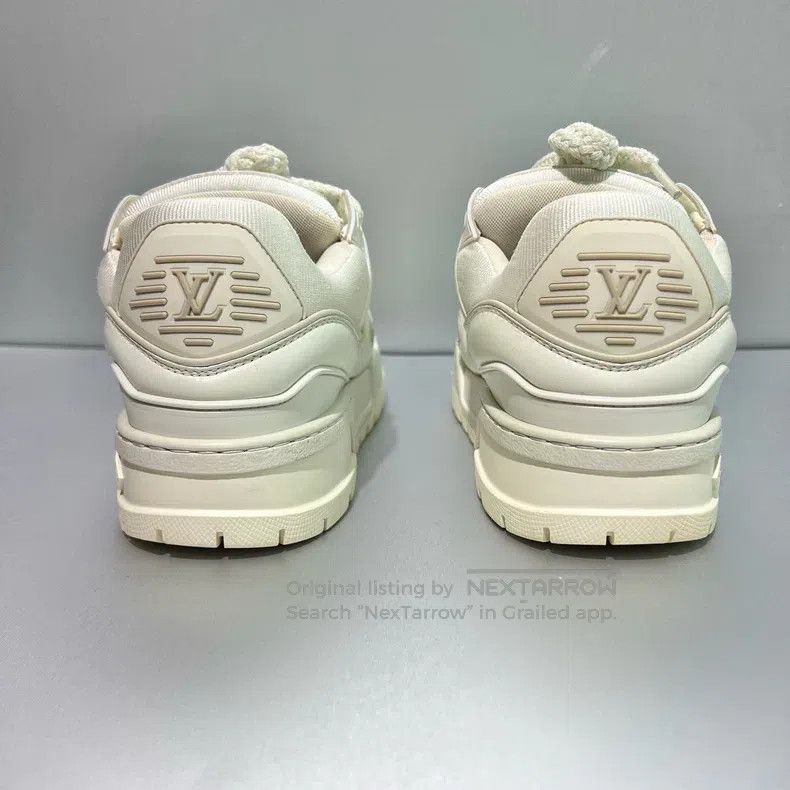 Louis Vuitton Louis Vuitton Trainer White Fat Ding shoes Size US 6.5 / EU 39-40 - 5 Thumbnail