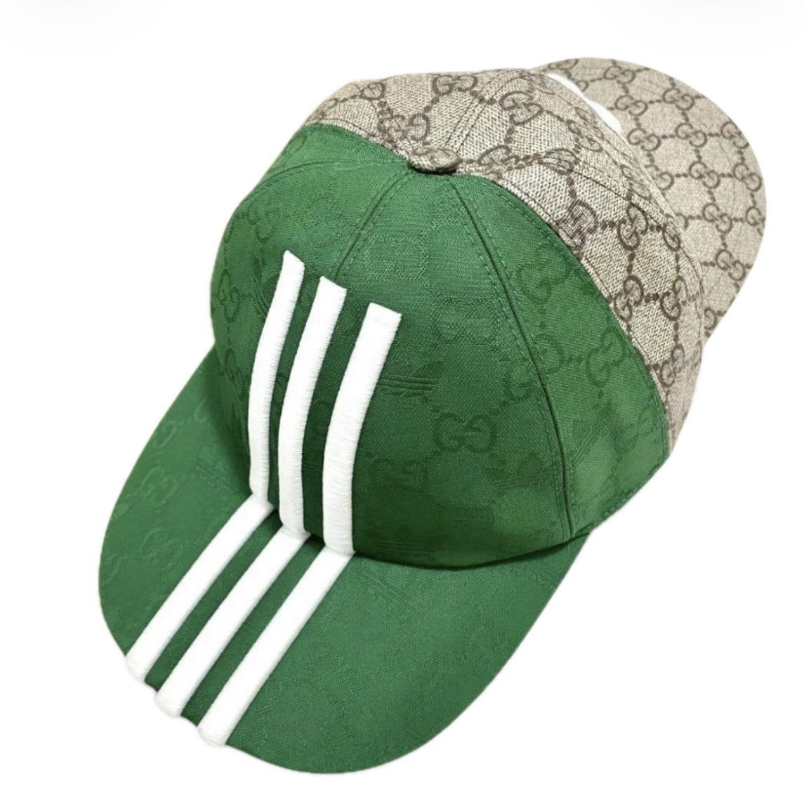 Adidas × Gucci GUCCI ADIDAS CAP GREEN double side size S NEW Size ONE SIZE - 3 Thumbnail