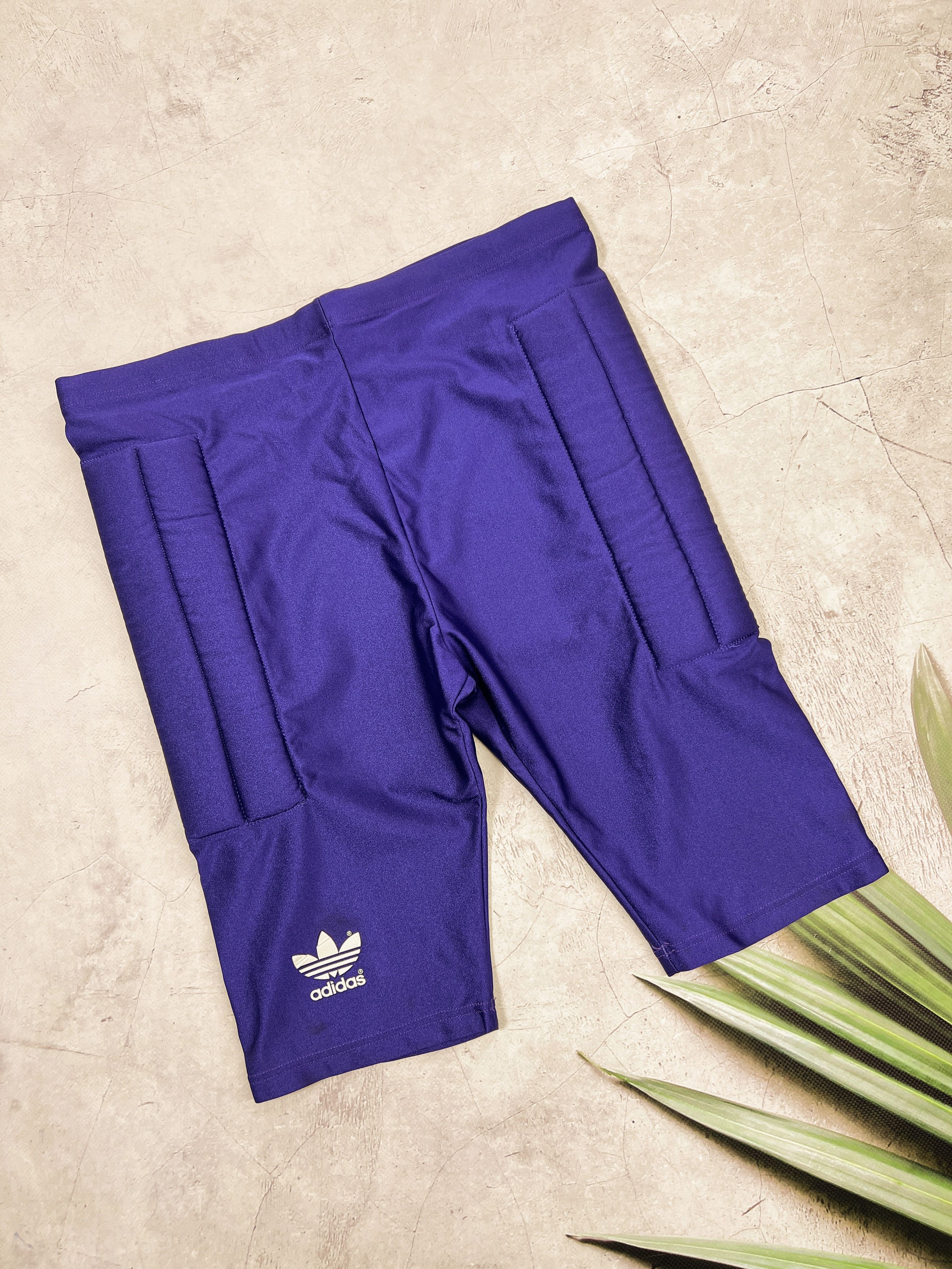 Adidas × Vintage Vintage 80s Tights Shorts Stretch YUGOSLAVIA Size US 32 / EU 48 - 1 Thumbnail