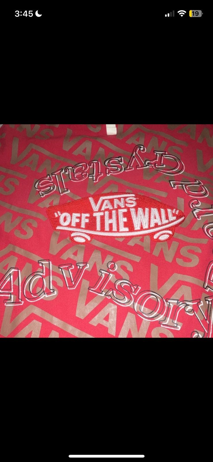 Advisory Board Crystals × Vans Vans Advisory Board Crystals Opal Shoebox Hoodie XL Red Size US XL / EU 56 / 4 - 15 Thumbnail