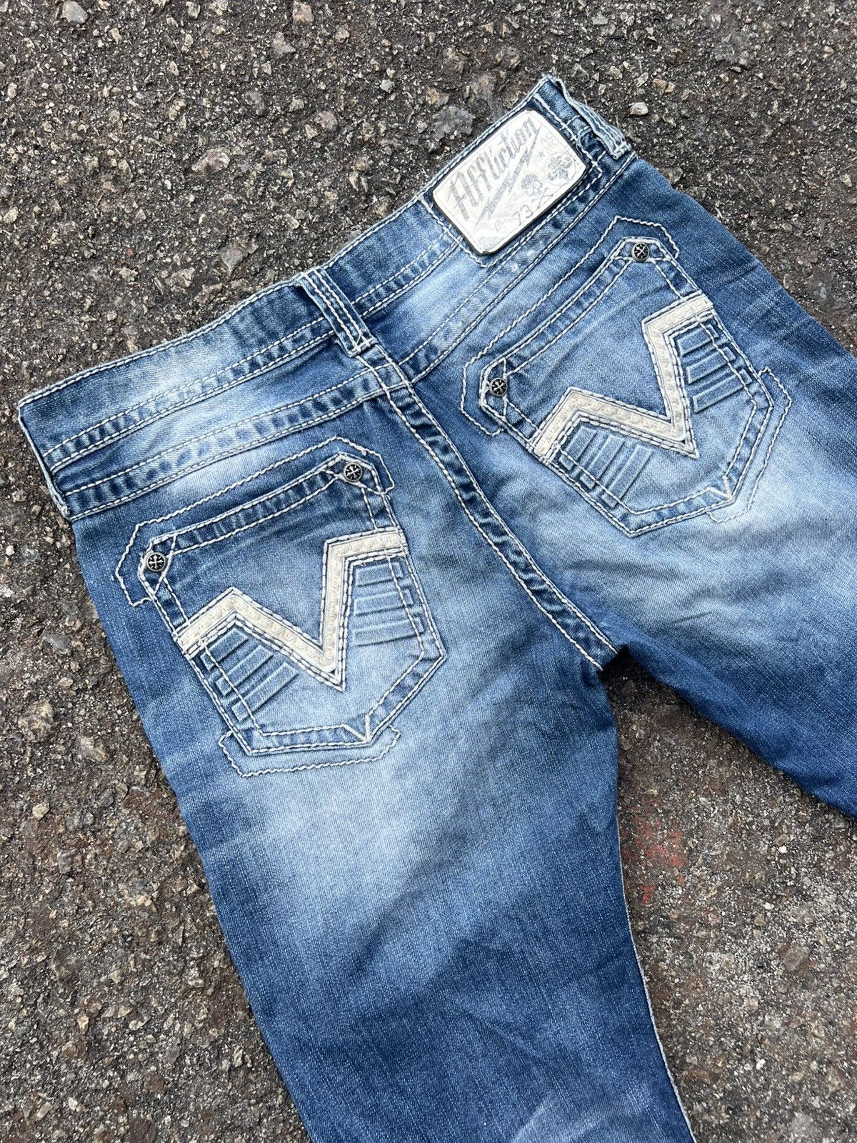 Affliction Crazy y2k Affliction Distressed Jeans Size US 32 / EU 48 - 7 Thumbnail