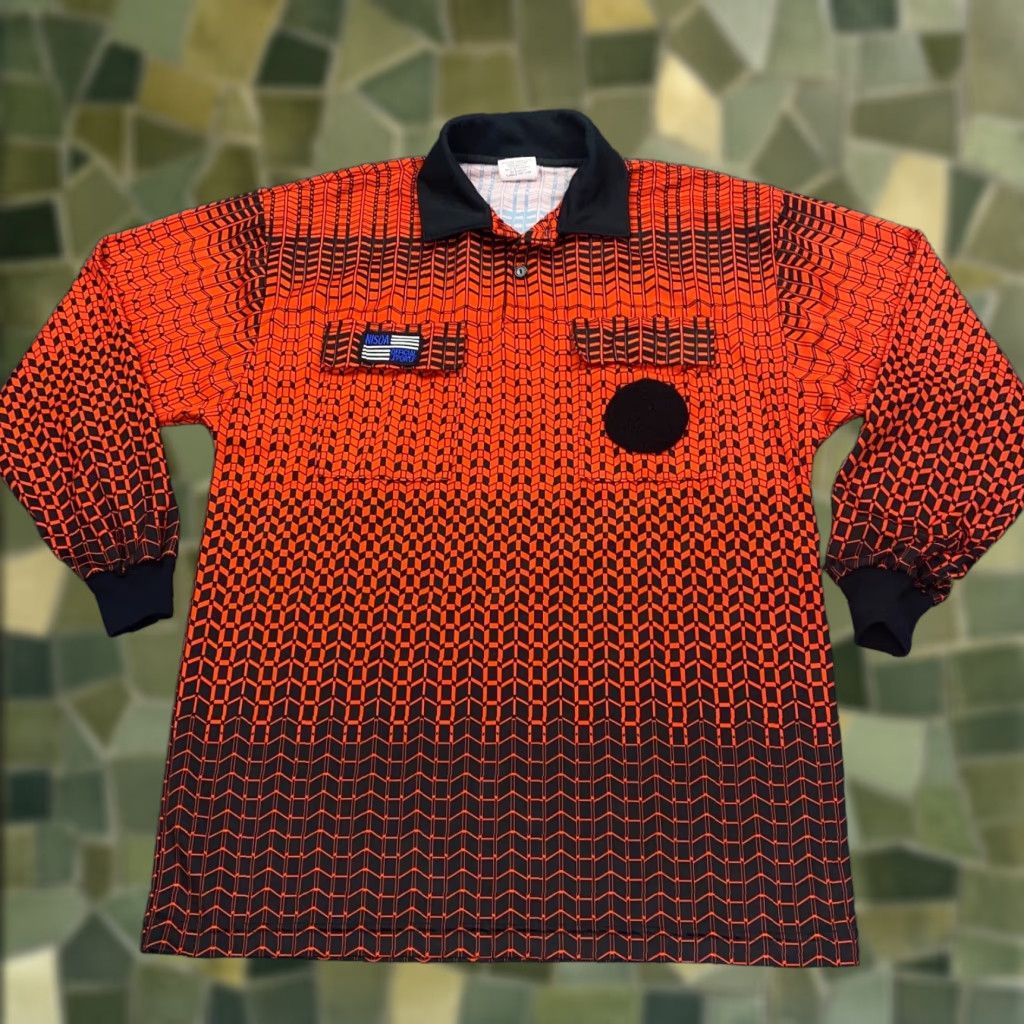Vintage OFFICIAL SPORTS NISOA Shirt Mens Medium Red Short Sleeve Polo Size US M / EU 48-50 / 2 - 1 Thumbnail