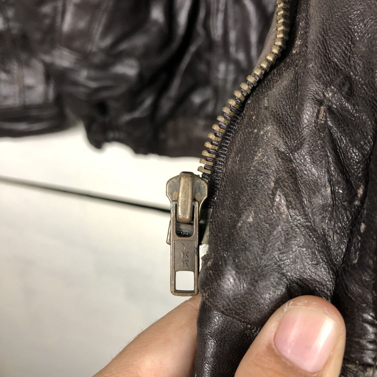 Japanese Brand 🔥VTG GENUINE LEATHER JACKET BIKER BONNEZ VOW ISSEY MIYAKE Size US L / EU 52-54 / 3 - 19 Thumbnail