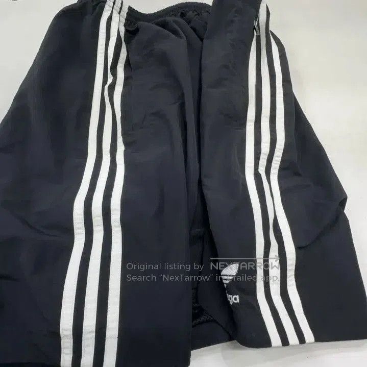 Balenciaga Balenciaga x Adidas Black Logo Striped Shorts. Size US 34 / EU 50 - 2 Thumbnail