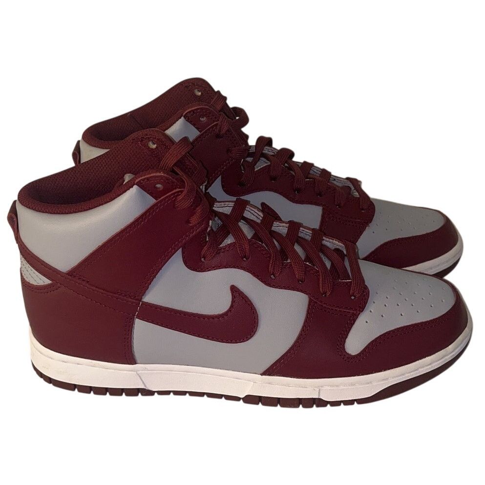 Nike Nike Dunk High Retro Dark Beetroot Wolf Grey DD1399-600 Size US 9.5 / EU 42-43 - 1 Thumbnail