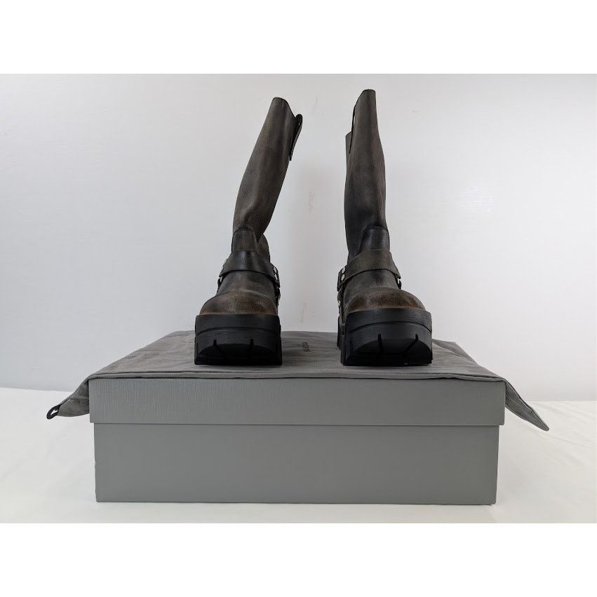 Balenciaga o1rshd1 Q:2 / Bulldozer Harness Boots in Faded Black Size US 9 / EU 42 - 18 Thumbnail