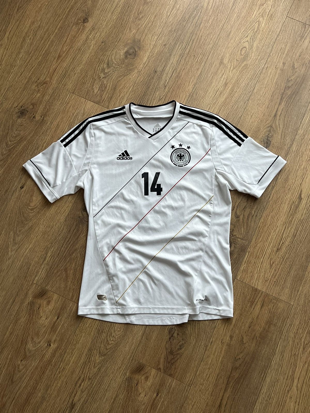 Adidas Adidas Germany 2012/14 soccer jersey #14 Badstuber tshirt Size US M / EU 48-50 / 2 - 1 Thumbnail