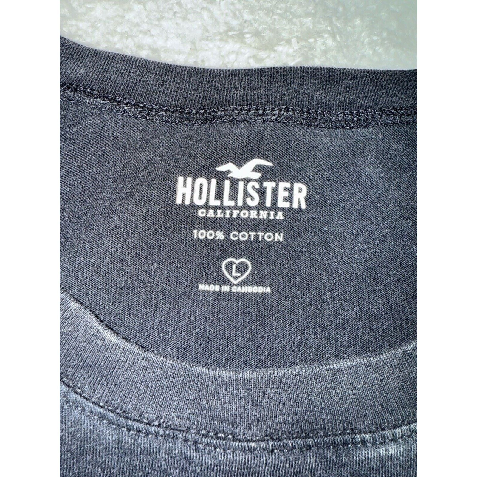 Hollister Hollister Southern California Crop T-Shirt Size Large Size L / US 10 / IT 46 - 3 Thumbnail